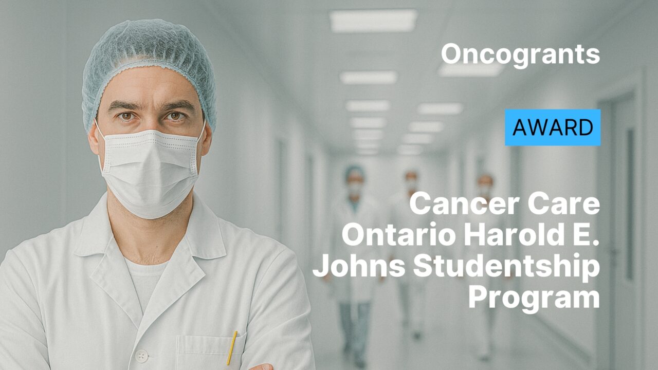Harold E. Johns Studentship Program