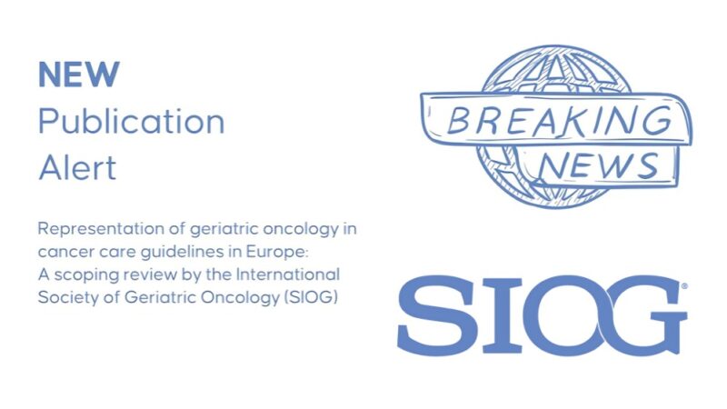 How well are older adults represented in European cancer guidelines? – New scoping review by the SIOG