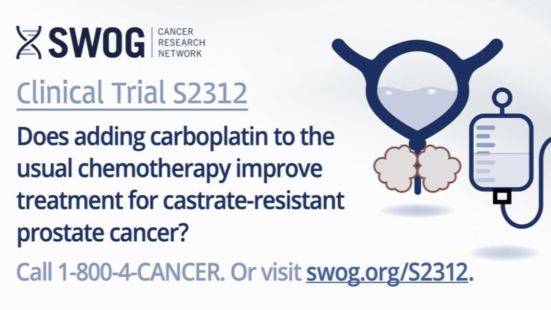 SWOG launches S2312 Clinical Trial testing chemo combination in aggressive variant prostate cancer