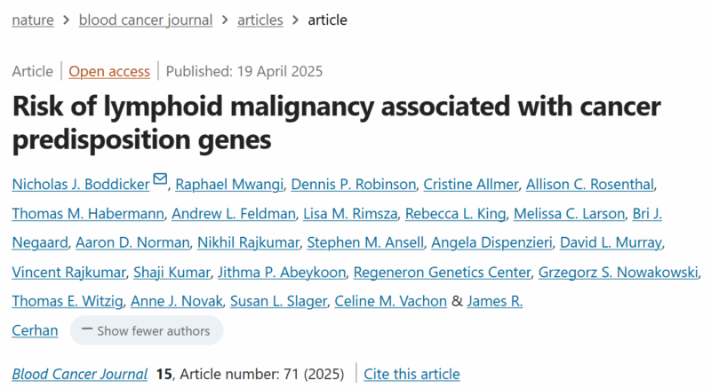Myeloma Paper of the Day, April 20th, suggested by Robert Orlowski