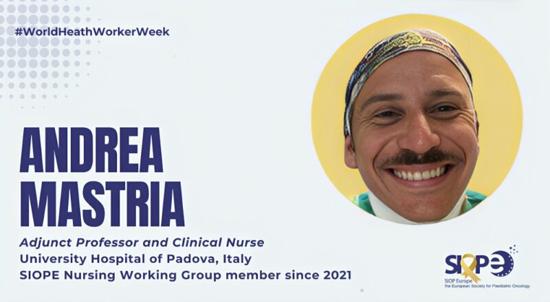 On World Health Worker Week SIOP Europe featured Andrea Mastria