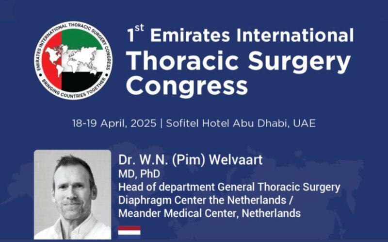 An insightful session on diaphragm paralysis led by Dr. Pim Welvaart – MENA Conference