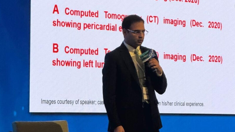 Bhuvan Chugh presented case of CSF Sequencing in NSCLC done in collaboration with OneCell Diagnostics