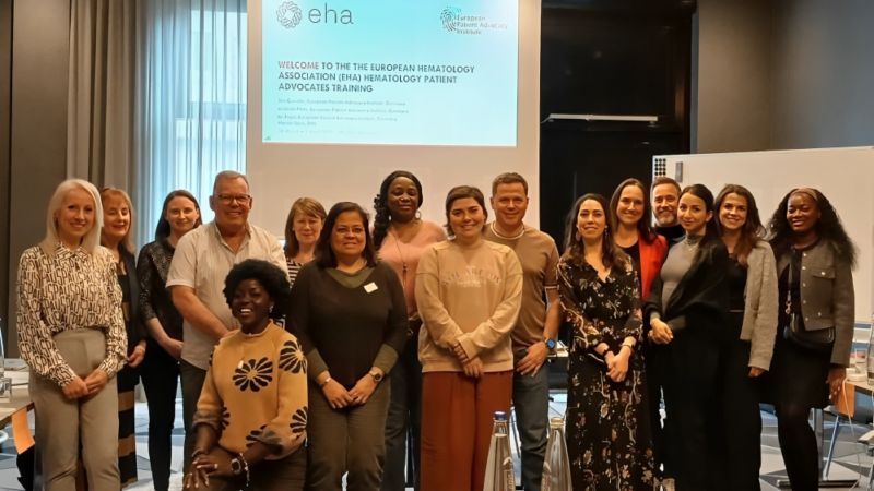 The first stage of the EHA Patient Advocates Training Programme was successfully completed – CCI Europe