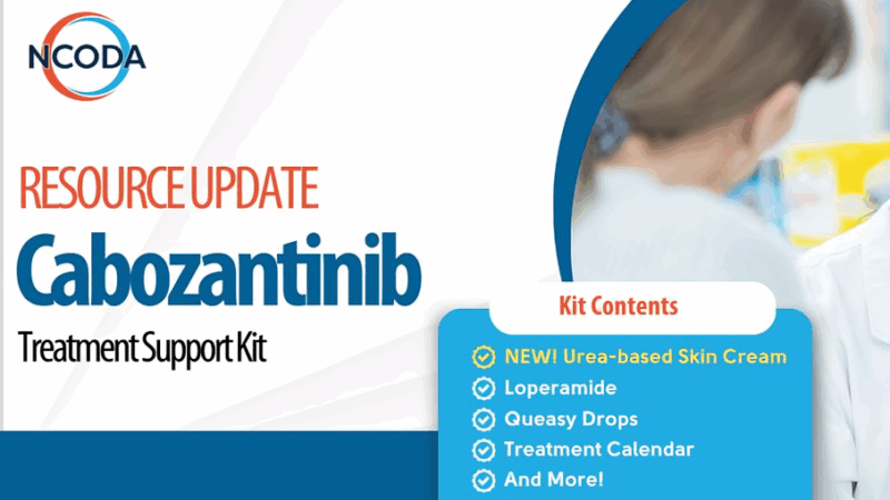 NCODA updated cabozantinib Treatment Support Kit