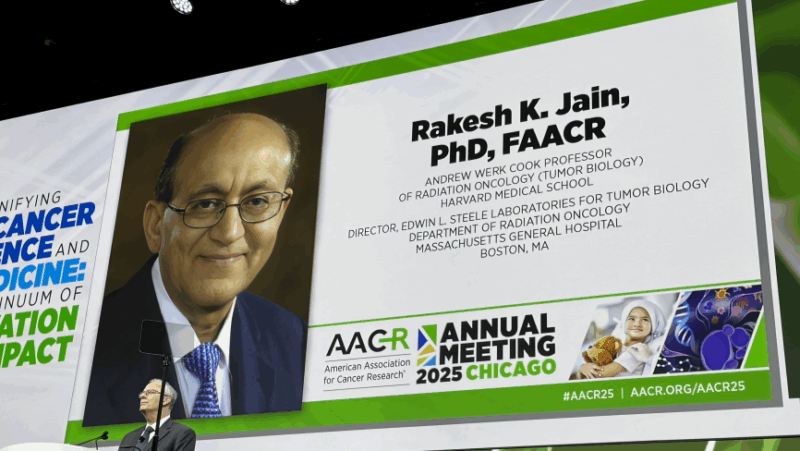 Christine Lovly: Rakesh K. Jain honored with AACR25 Lifetime Achievement in Cancer Research