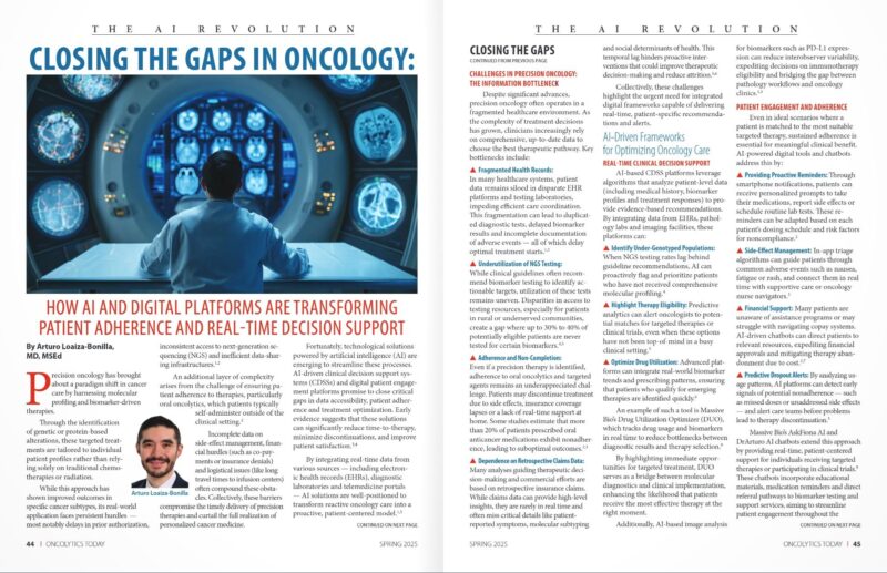 Arturo LoAIza-Bonilla: How AI and Digital Platforms are Transforming Patient Adherence and Real-Time Decision Support