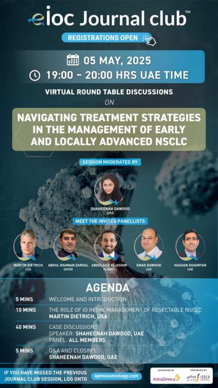 Join Virtual Round Table Discussion on Navigating Treatment Strategies in the Management of Early and Locally Advanced NSCLC