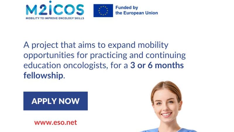 ESO – M2ICOS Project Launches Fellowship Program to Support Oncology Training and Mobility in the EU