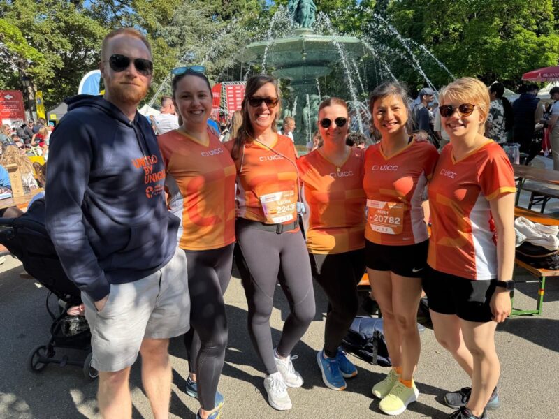 UICC Staff at the Geneva Marathon