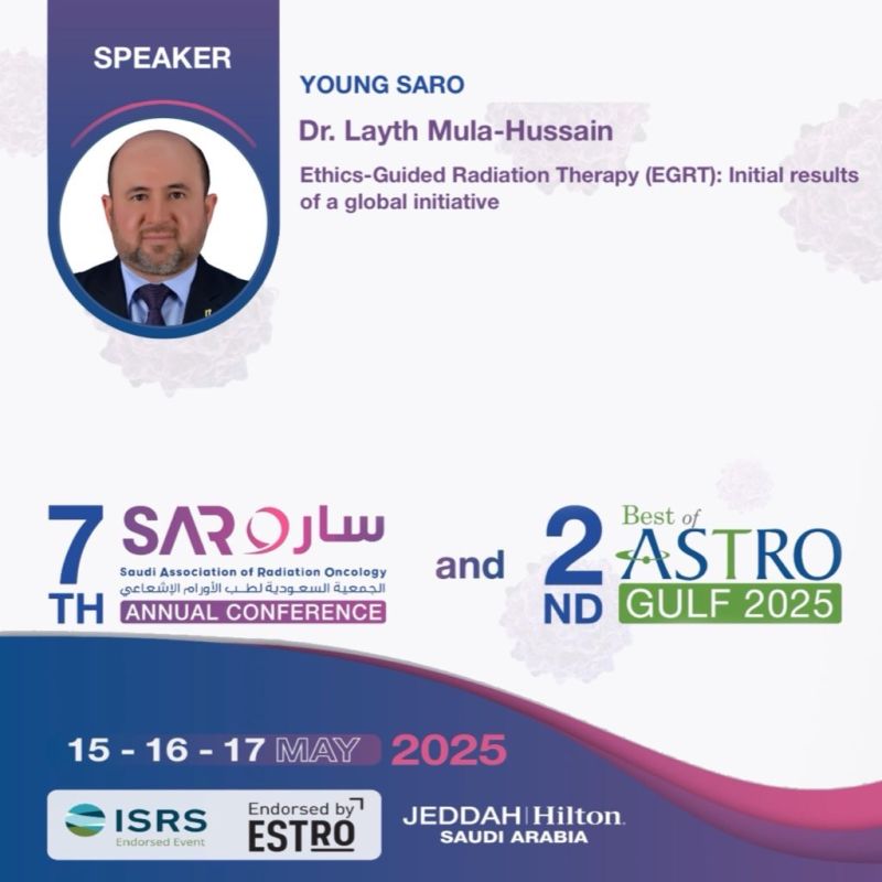 Layth Mula-Hussain will Speak at the Young SARO session