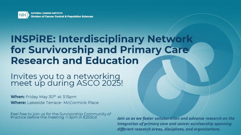 Alique Topalian: Join us for the first INSPiRE meetup at ASCO 2025