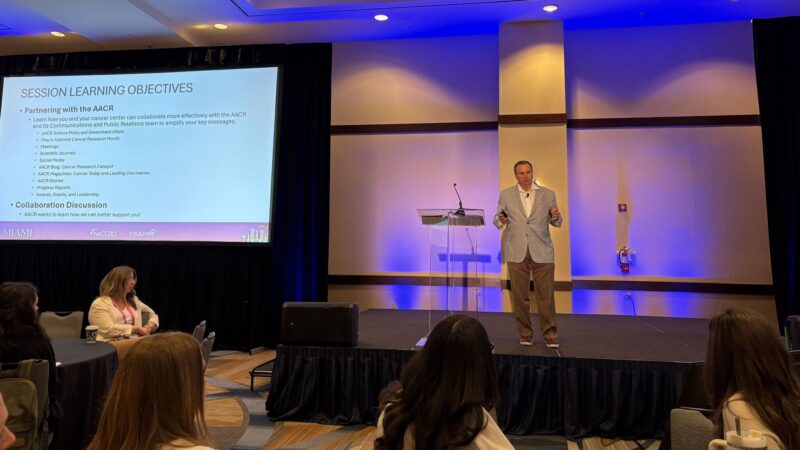 Rick Buck Presents on AACR Collaboration at Cancer Marketing and Communications Association Meeting