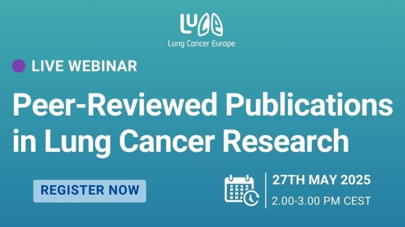 Join the Free Webinar on Understanding Peer-Reviewed Publications in Lung Cancer Research – Lung Cancer Europe
