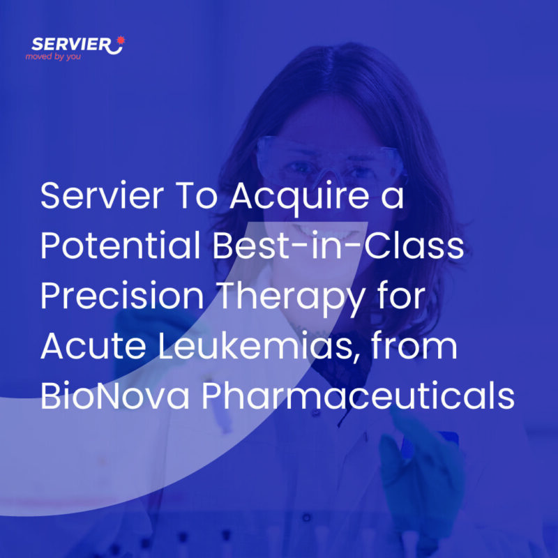 Servier Acquires Precision Therapy for Acute Leukemias from BioNova Pharmaceuticals