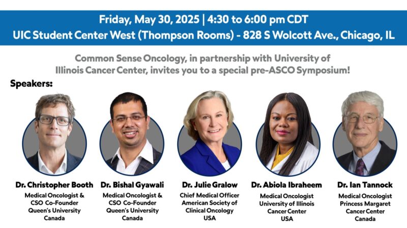 Pre-ASCO 2025 Event with The University of Illinois Cancer Center – Common Sense Oncology