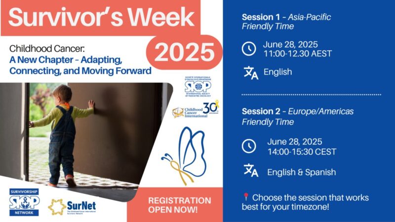 Registration is Open for the Survivor’s Week Event Celebrating Childhood Cancer Survivors – SIOP