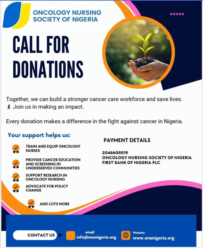 ONS-Nigeria Calls for Global Support to Sponsor Nurses for National Oncology Conference