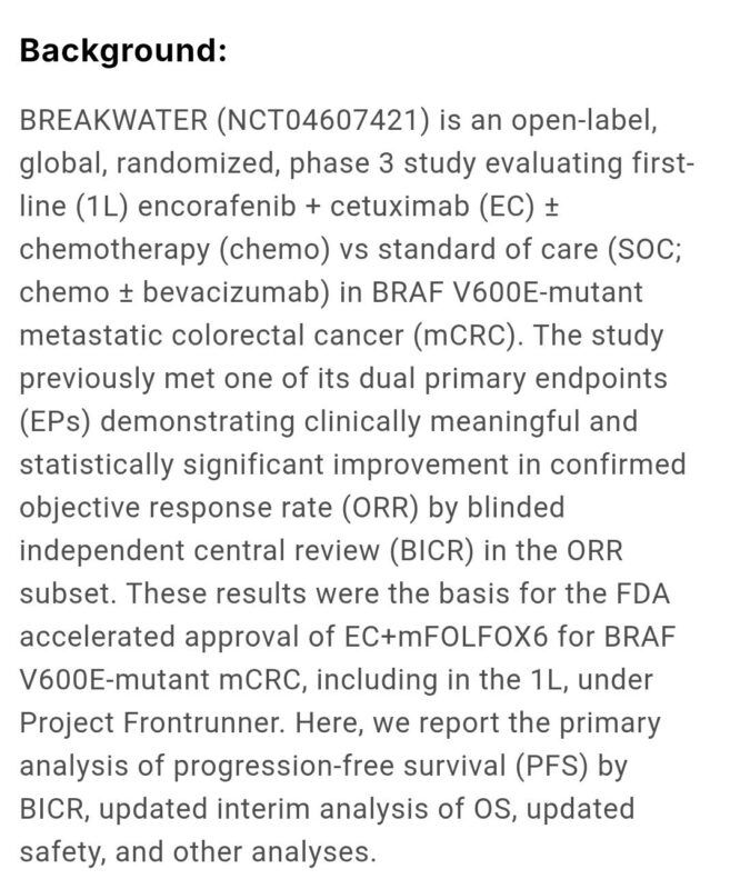 Amol Akhade: BREAKWATER Trial at ASCO 2025 - Raising the Bar in BRAF V600E–Mutant mCRC?