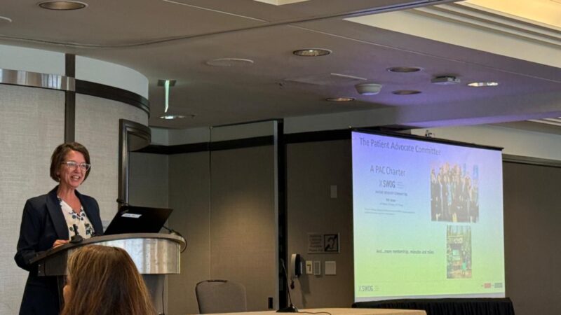 Tricia Hernandez: Thank you The Hope Foundation for Cancer Research for supporting our voice at SWOG meetings