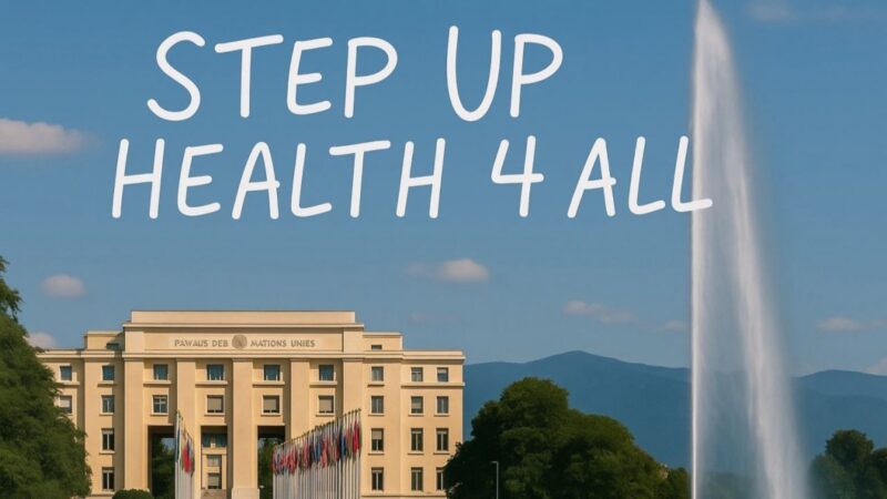 Alexandra Heumber Perry: Calling all global health advocates attending WHA78 in Geneva to keep walking for Health for All