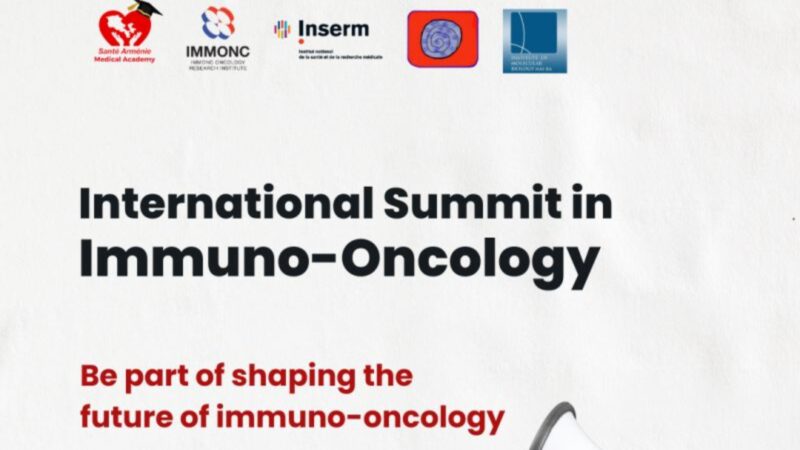 Call for Abstracts is Now Open For the International Summit in Immuno-Oncology – Santé Arménie Medical Academy