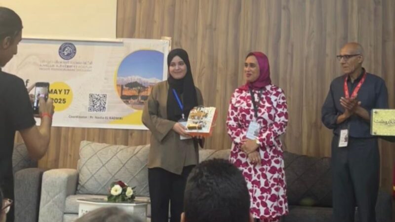 Khalid El Bairi: Proud to See Aya Ikhelk Win Best Oral Presentation Award