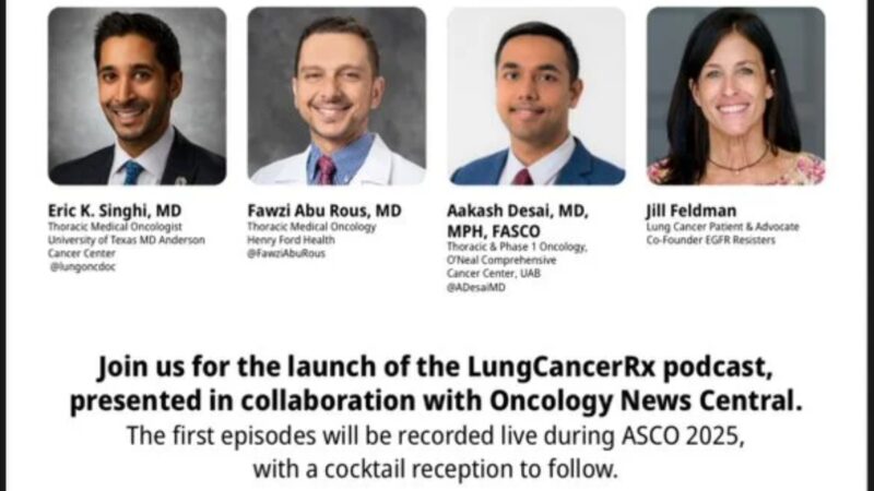 Aakash Desai Launches First Podcast Episode at ASCO25 with Oncology News Central