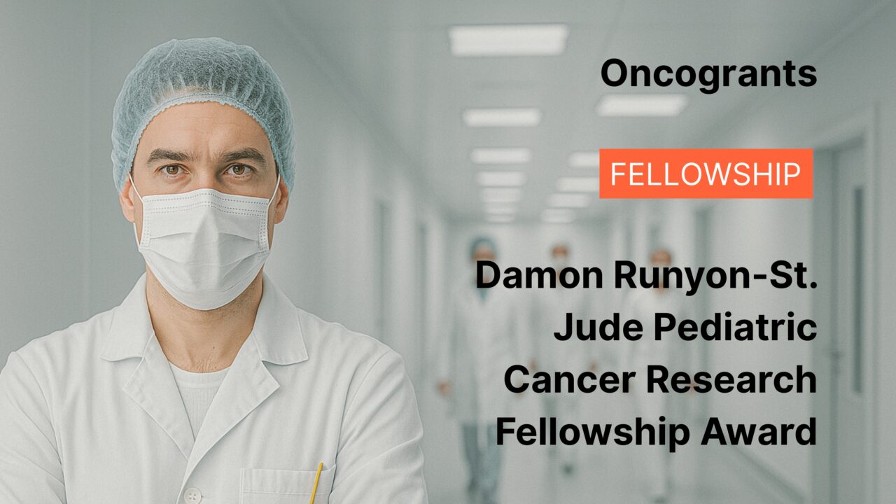 Damon Runyon-St. Jude Pediatric Cancer Research Fellowship Award