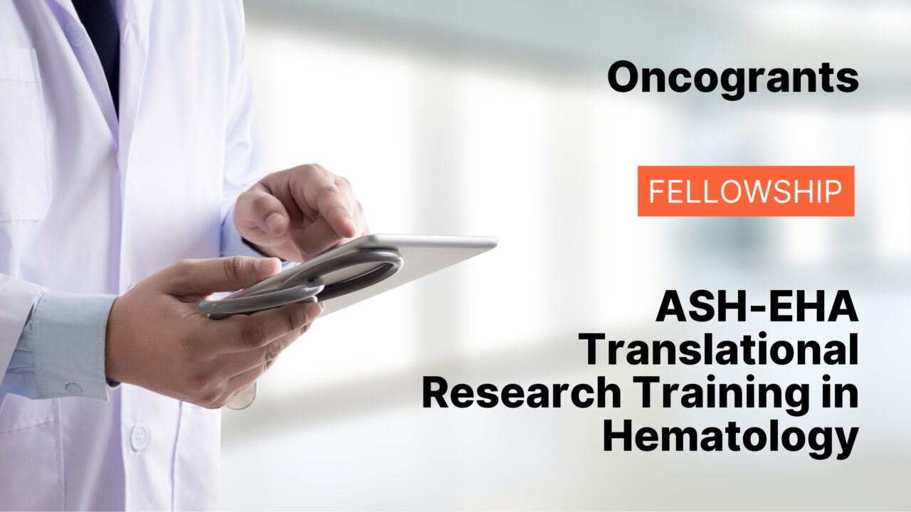 ASH-EHA Translational Research Training in Hematology