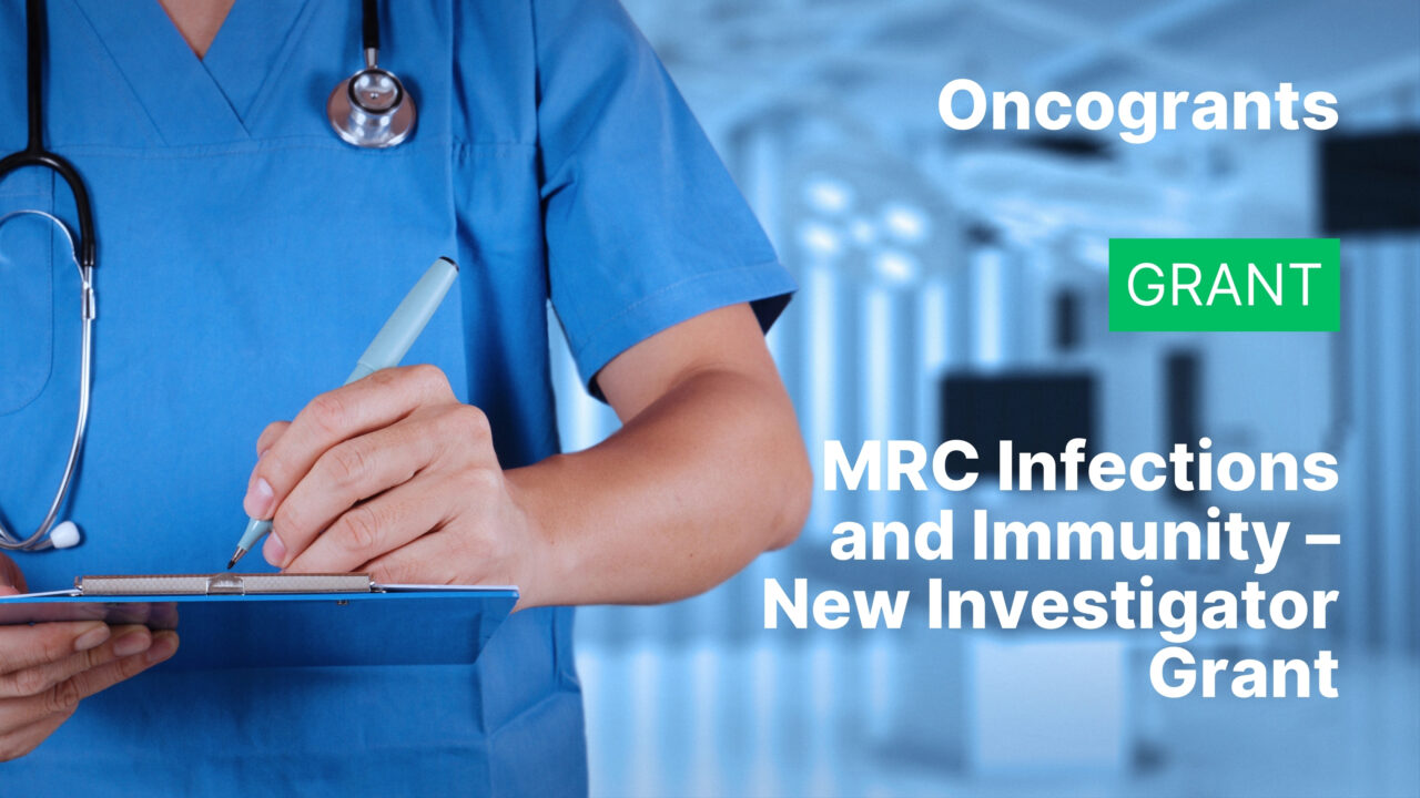 MRC Infections and Immunity – New Investigator Grant