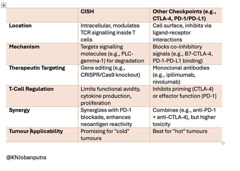 Kunal Jobanputra: Differences between CISH and cell surface checkpoints