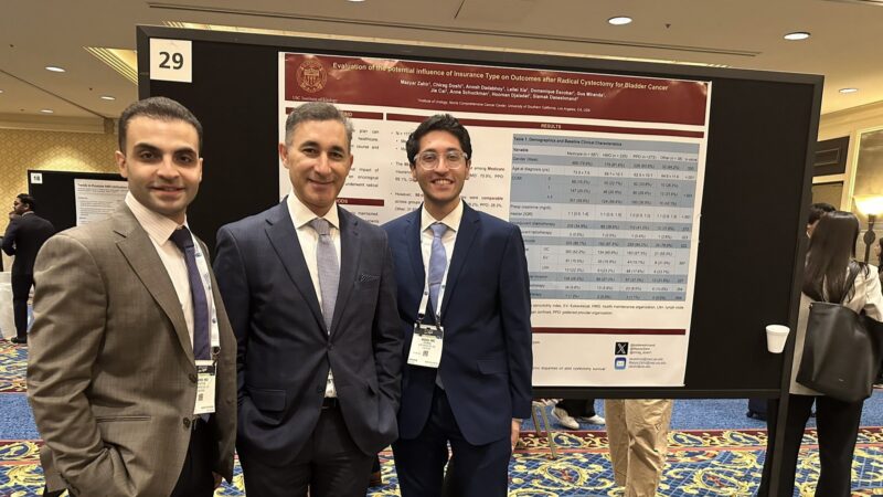 Mazyar Zahir: Honored to Present Our Team’s Work on the Impact of Insurance on Survival After RC in Bladder Cancer
