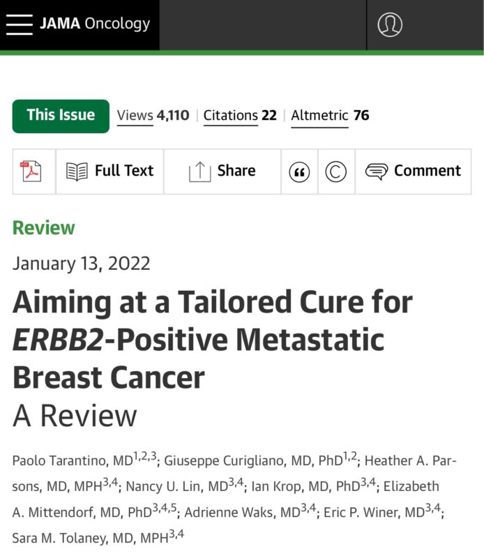 Paolo Tarantino: Five review articles to read be ready for the practice changes in breast oncology expected from ASCO25 3 Paolo Tarantino