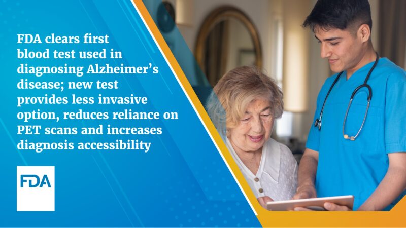 Martin Makary Applauds FDA Clearance of First Blood Test for Alzheimer’s Diagnosis