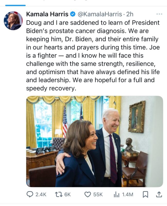 Bishal Gyawali: President Biden’s Diagnosis of Metastatic Prostate Cancer