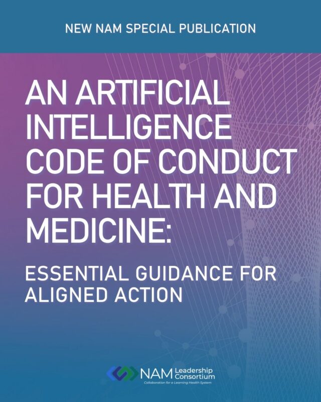Ravi B. Parikh: An Artificial Intelligence Code of Conduct for Health and Medicine