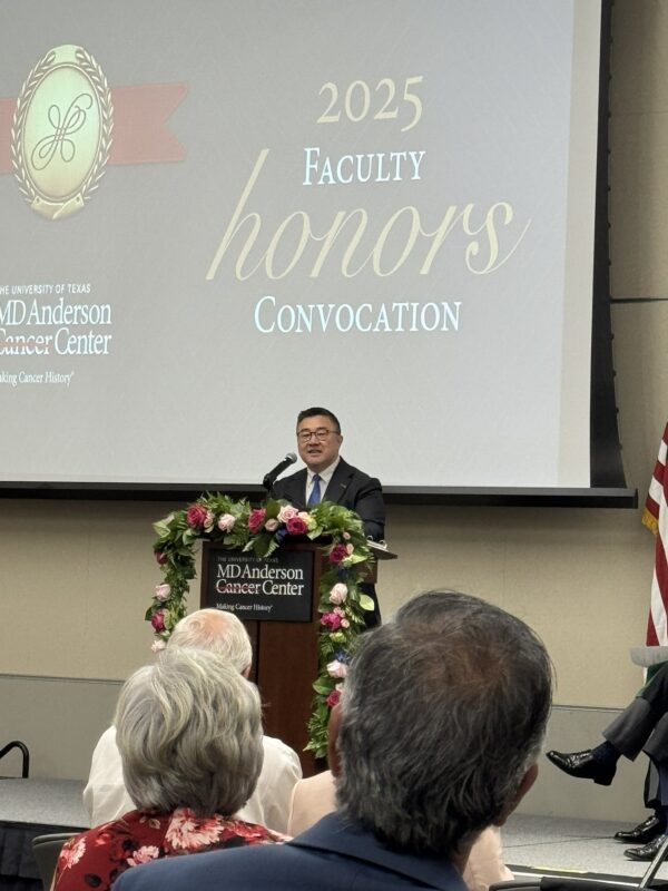 David Hong: Amazing Night at the MD Anderson Cancer Center 2025 Faculty Honors Convocation