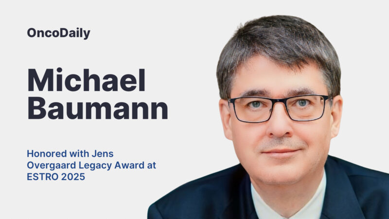 Michael Baumann Honored with Jens Overgaard Legacy Award at ESTRO 2025