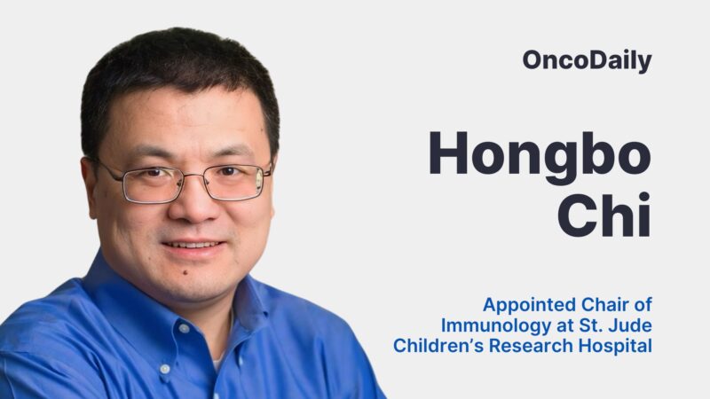 Dr. Hongbo Chi Appointed Chair of Immunology at St. Jude Children’s Research Hospital