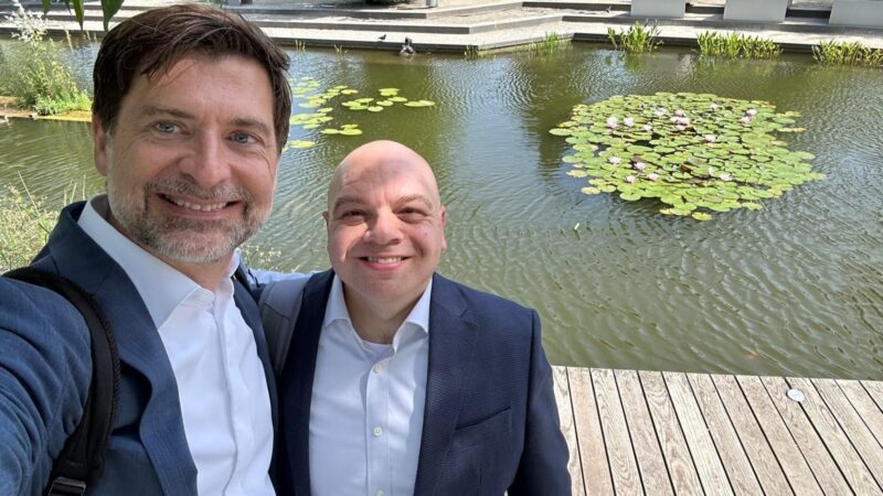 Istvan Petak introduced Nabil Hafez as the new CEO of Genomate Health