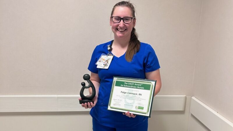 Kim Stanbery: Congratulations to Paige Carmack for winning the Daisy Award