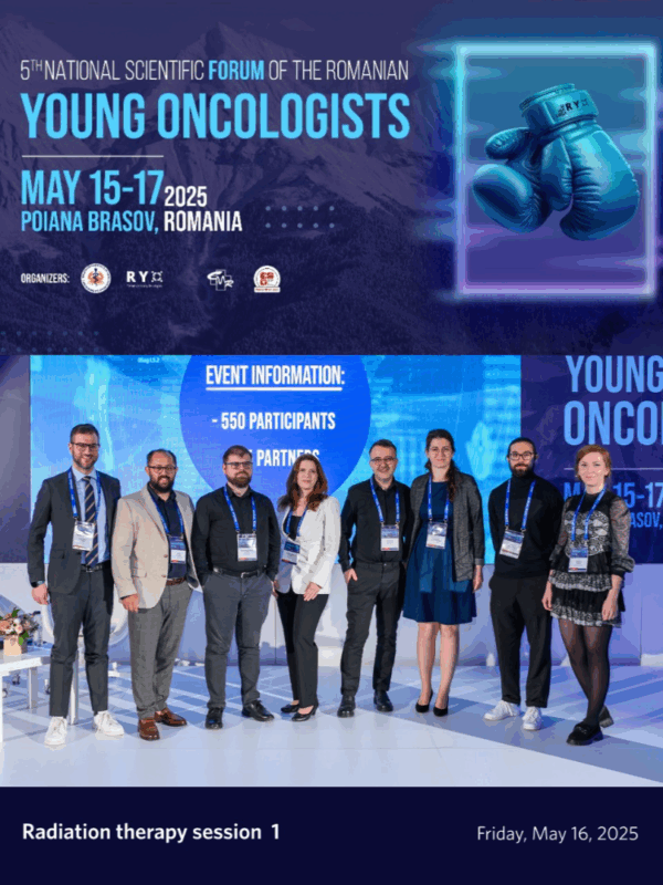 Monica-Emilia Chirilă: Grateful for the Opportunity to Organise the Radiation Therapy Sessions at the 5th Young Oncologists Forum