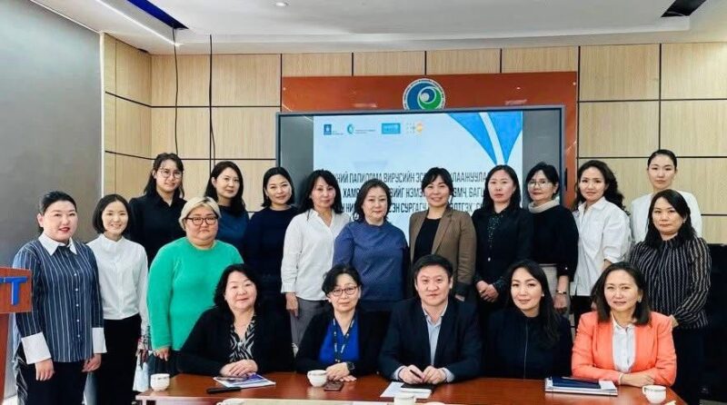 Tsetsegsaikhan Batmunkh: Conducted a Training of Trainers session on HPV vaccination