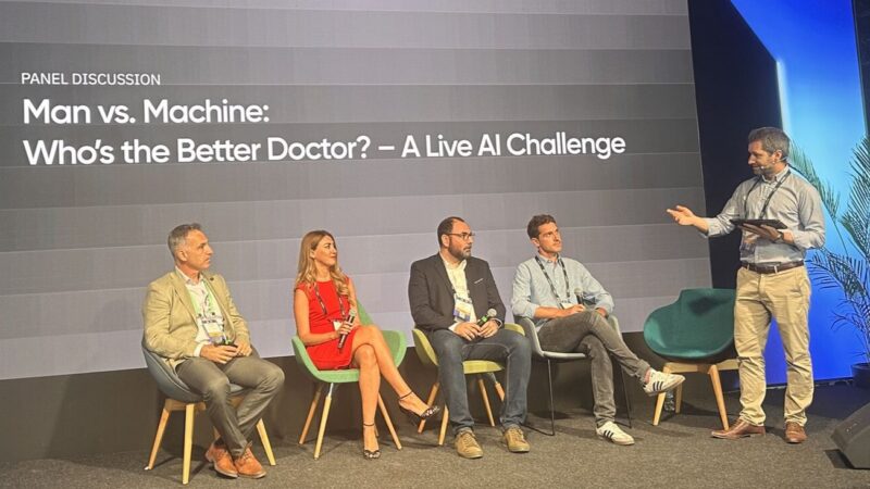 Andreas Charalambous: Great panel discussion by German Medical Institute on Man Vs Machine at Reflect 2025