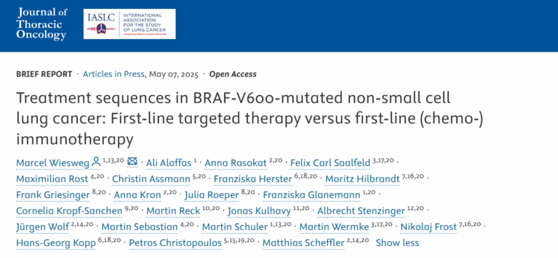 Aakash Desai Highlights New Study on BRAF-Mutated NSCLC: Personalization Over One-Size-Fits-All