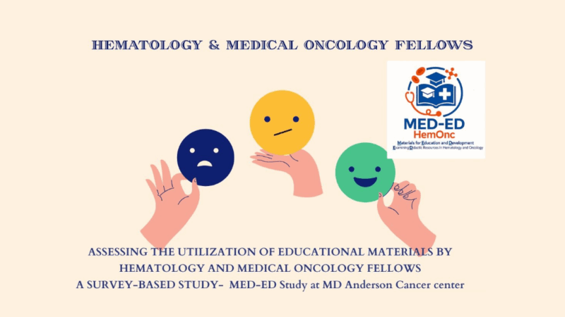 Mamtha Balla and Supriya Peshin Call on Heme-Onc Fellows for Education Survey During ASCO 2025