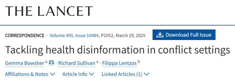 Health Disinformation 