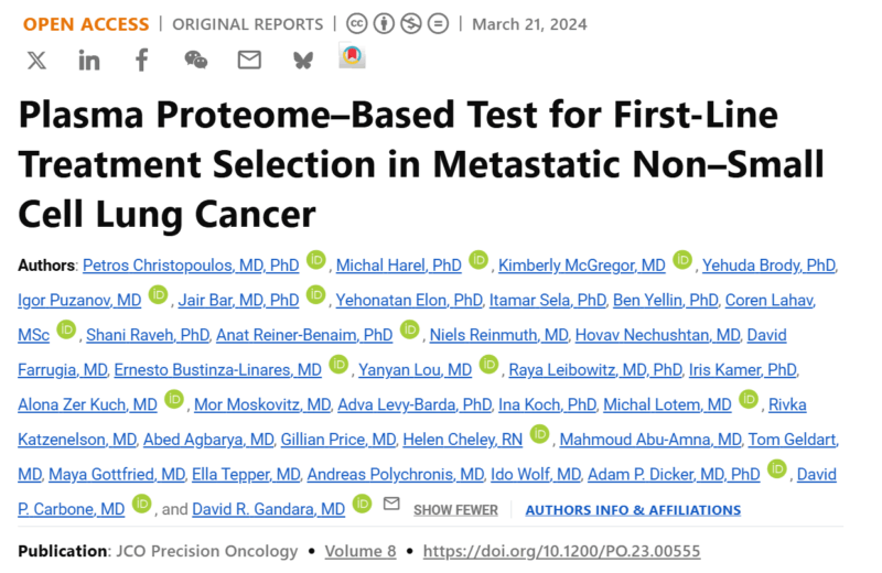 David Gandara: Clinical and Biological Implications of Plasma Proteomics in NSCLC Presented at AACR 2025
