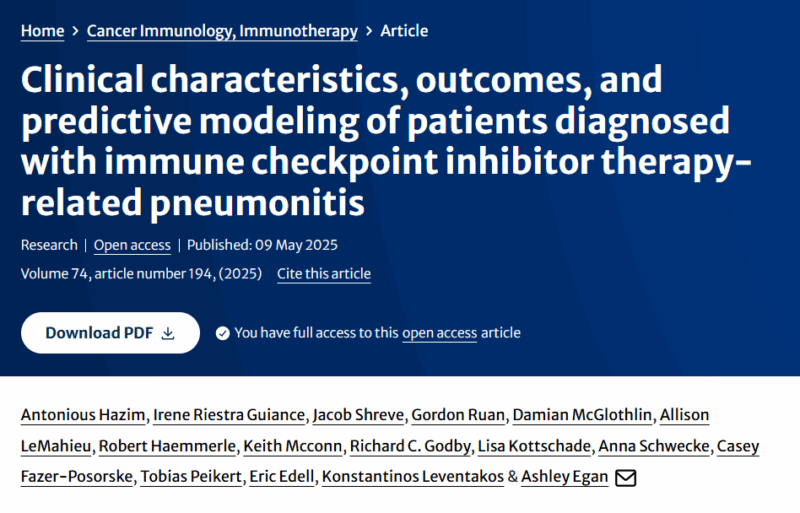  ICI Pneumonitis